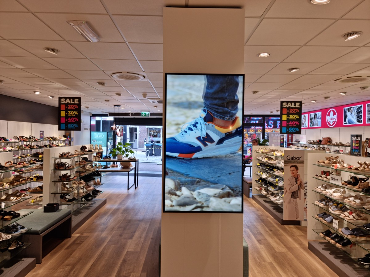 Digitale displays in je winkeletalage